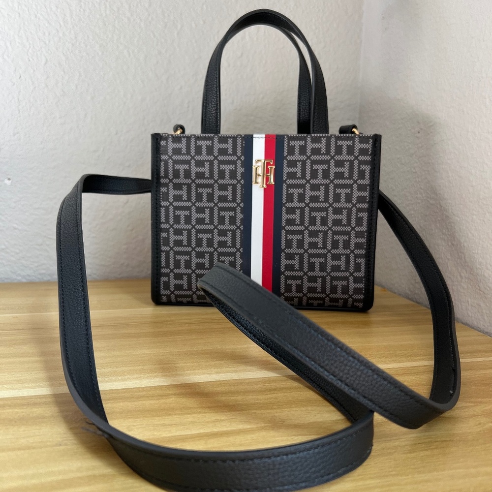 Tommy Hilfiger Monogram Mini Crossbody Bag New without Tags